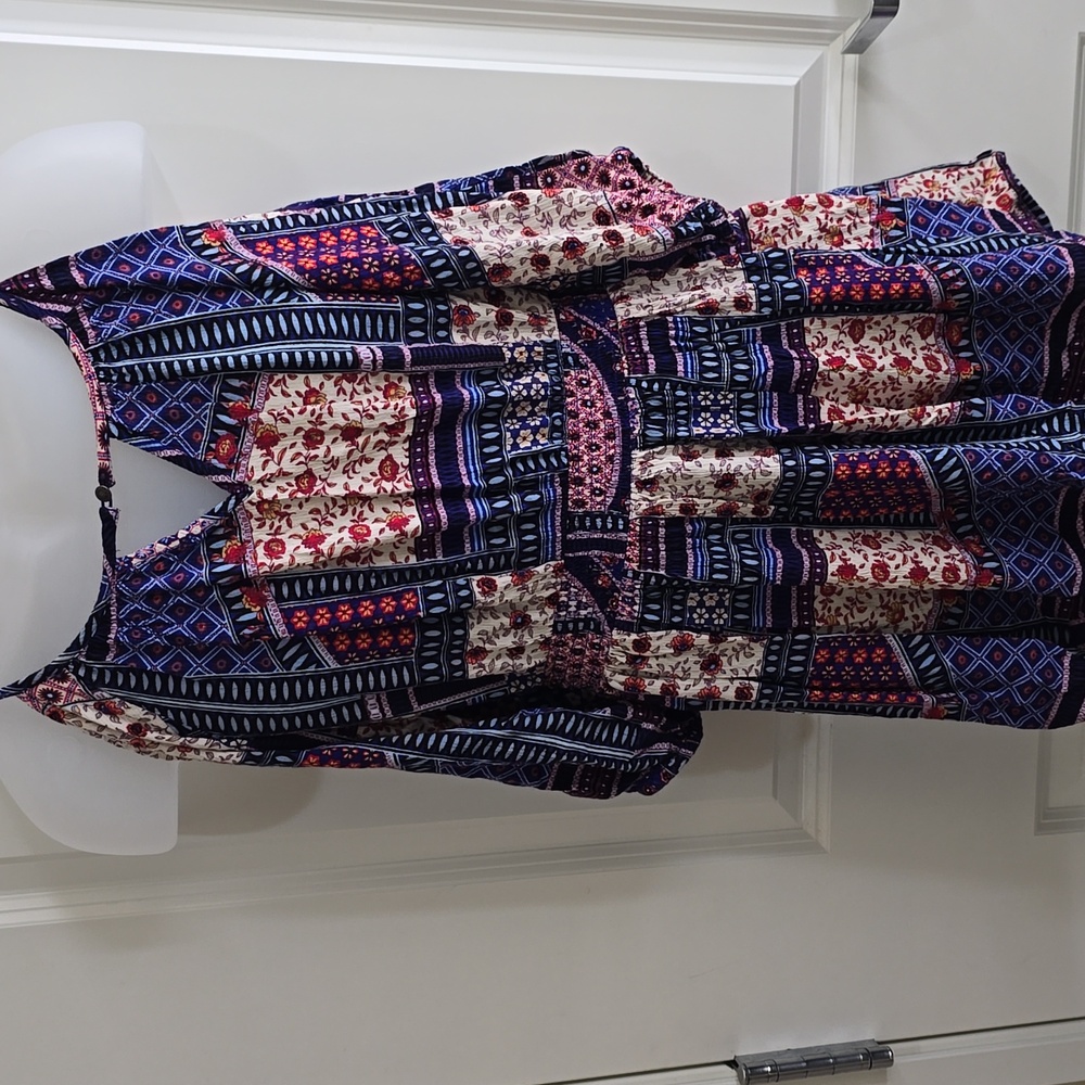 American Eagle Outfitters Patchwork Pattern Dress… - image 2